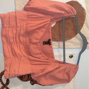 Forever 21 Blouse crop top Large